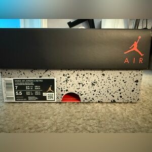 Jordan Women's Air Jordan 4 Retro Black and Red